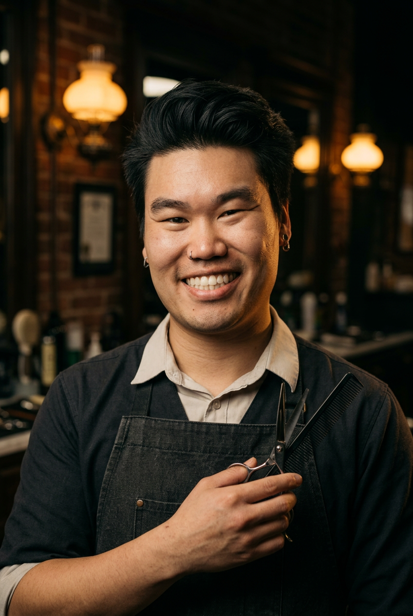 Alex Hao, demo barber profile